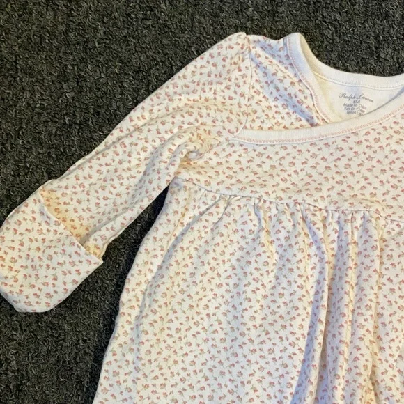 Ralph Lauren Pink Patterned Kids Sleep Sack - Picture 3 of 6